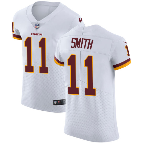 Nike Redskins #11 Alex Smith White Men's Stitched NFL Vapor Untouchable Elite Jersey - Click Image to Close